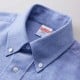 【クラＴキタカミ】オックスフォード ボタンダウン ロングスリーブシャツ：台襟仕様で立体的なボタンダウン仕様